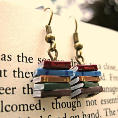 Skorter | Book stack earrings
