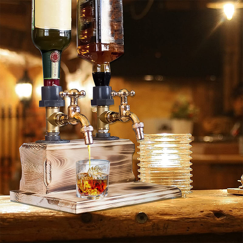 Skorter | Liquor Alcohol Whiskey Wood Dispenser