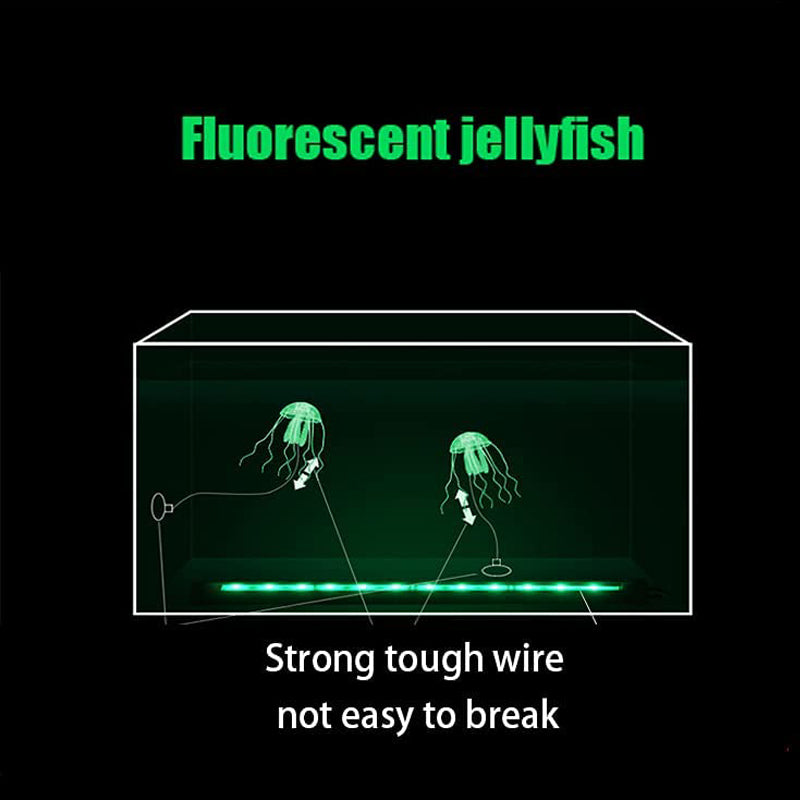 Skorter | Fish tank landscape simulation transparent fluorescent jellyfish