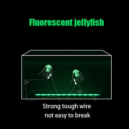 Skorter | Fish tank landscape simulation transparent fluorescent jellyfish