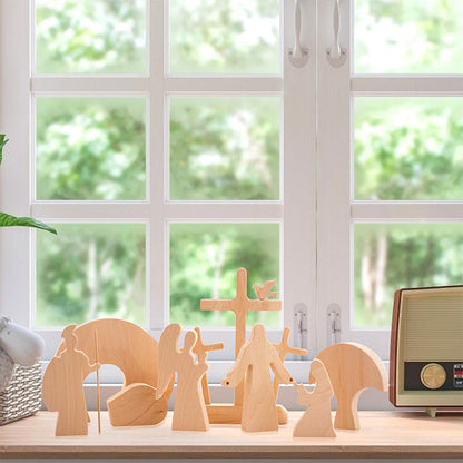 Skorter | Easter Scene Wood Decoration