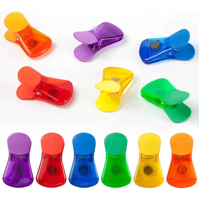 skorter | Colorful Magnetic Food Sealing Clips (6 Pieces)