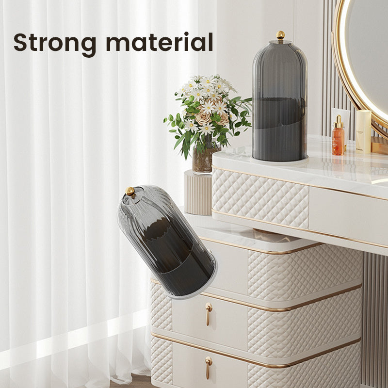 skorter | 360 Rotating Make-Up Brush Organizer Box