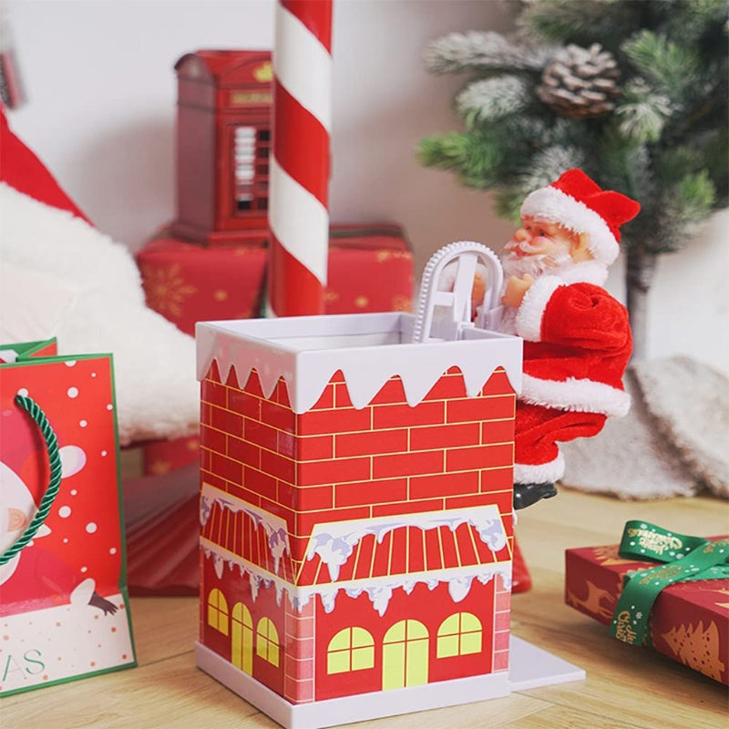 skorter | Electric Santa Claus Climbing Ladder With Music