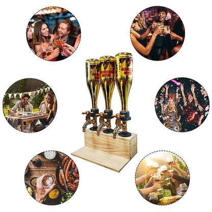 Skorter | Liquor Alcohol Whiskey Wood Dispenser