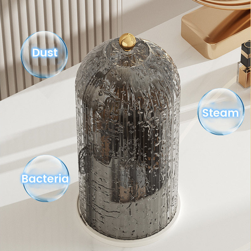 skorter | 360 Rotating Make-Up Brush Organizer Box