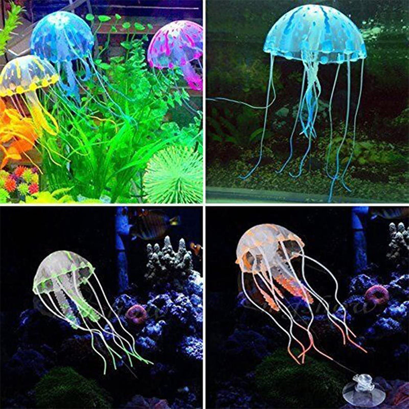 Skorter | Fish tank landscape simulation transparent fluorescent jellyfish