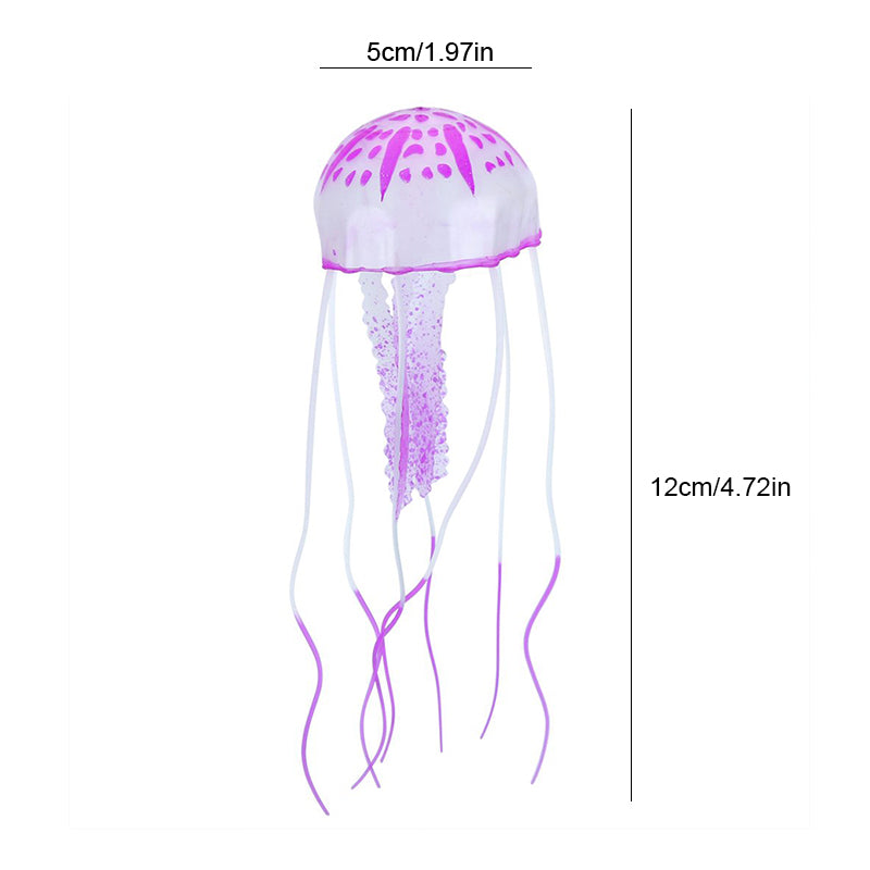 Skorter | Fish tank landscape simulation transparent fluorescent jellyfish