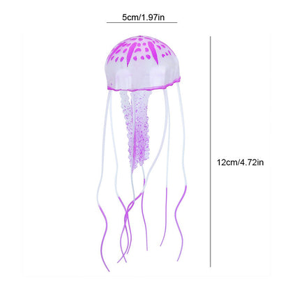 Skorter | Fish tank landscape simulation transparent fluorescent jellyfish