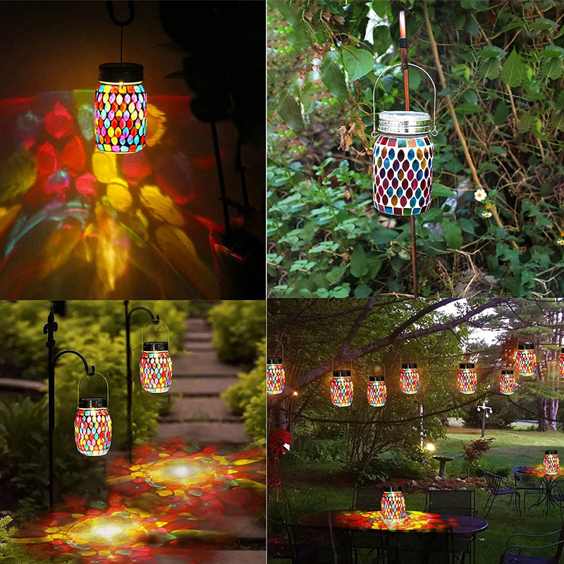 Skorter | Mosaic Waterproof Solar Night Lanterns