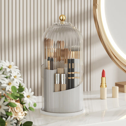 skorter | 360 Rotating Make-Up Brush Organizer Box