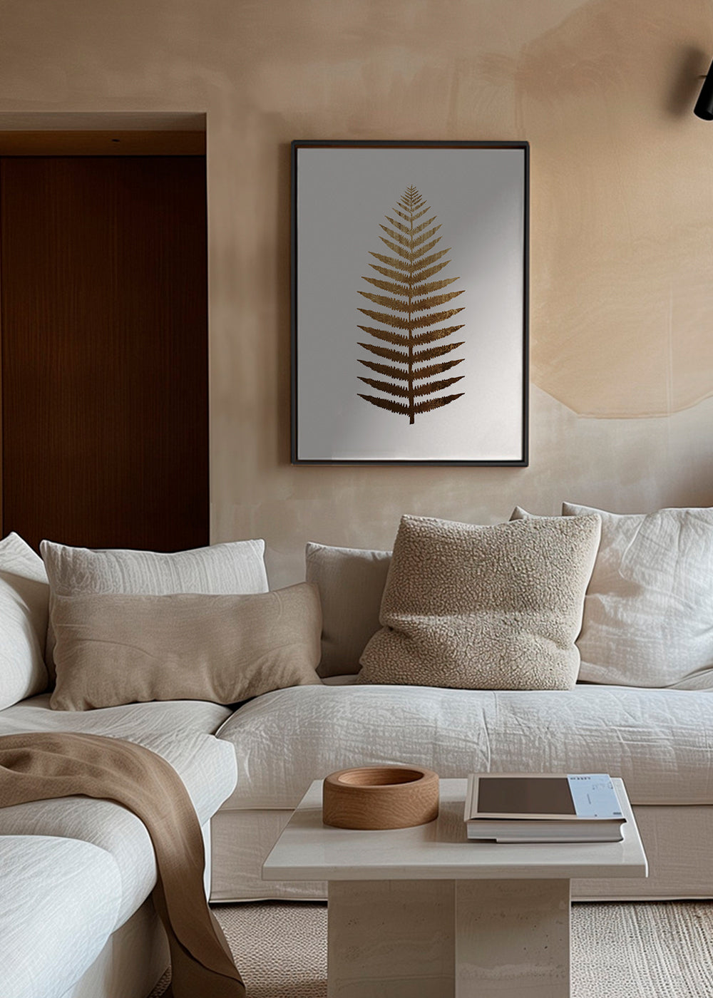 Skorter | Canvas Gold Leaf