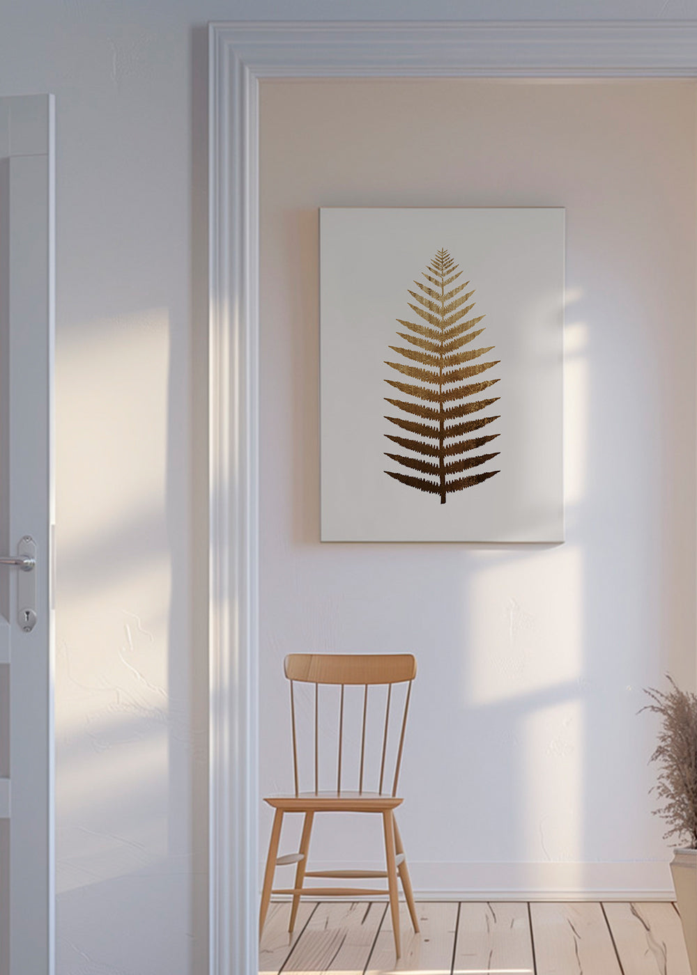 Skorter | Canvas Gold Leaf