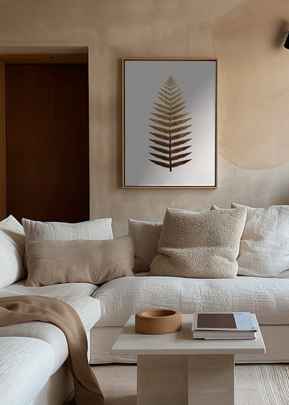 Skorter | Canvas Gold Leaf