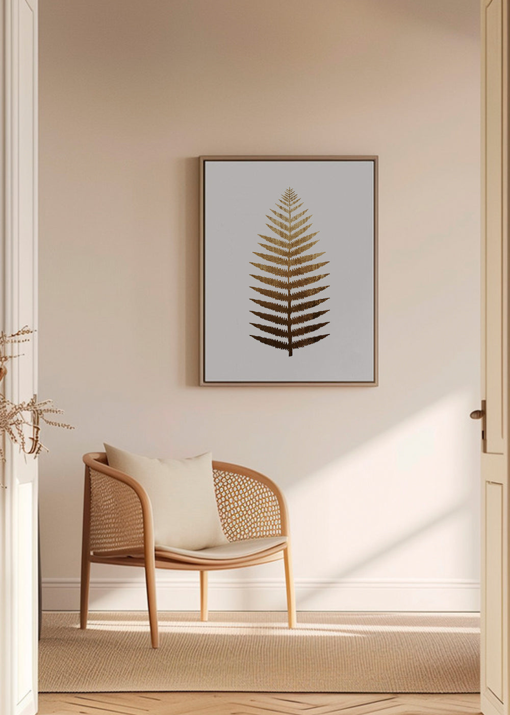 Skorter | Canvas Gold Leaf