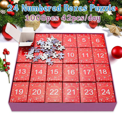 skorter | Christmas Puzzle Advent Calendar Blind Box 24 Pieces