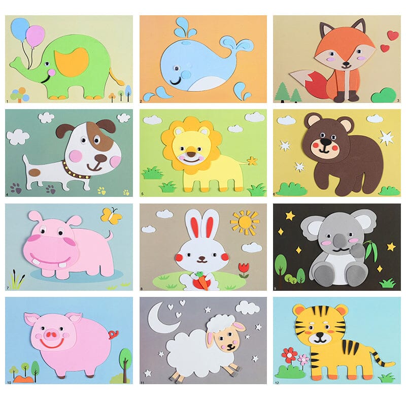 Skorter | DIY Kids Animal Handmade Stickers
