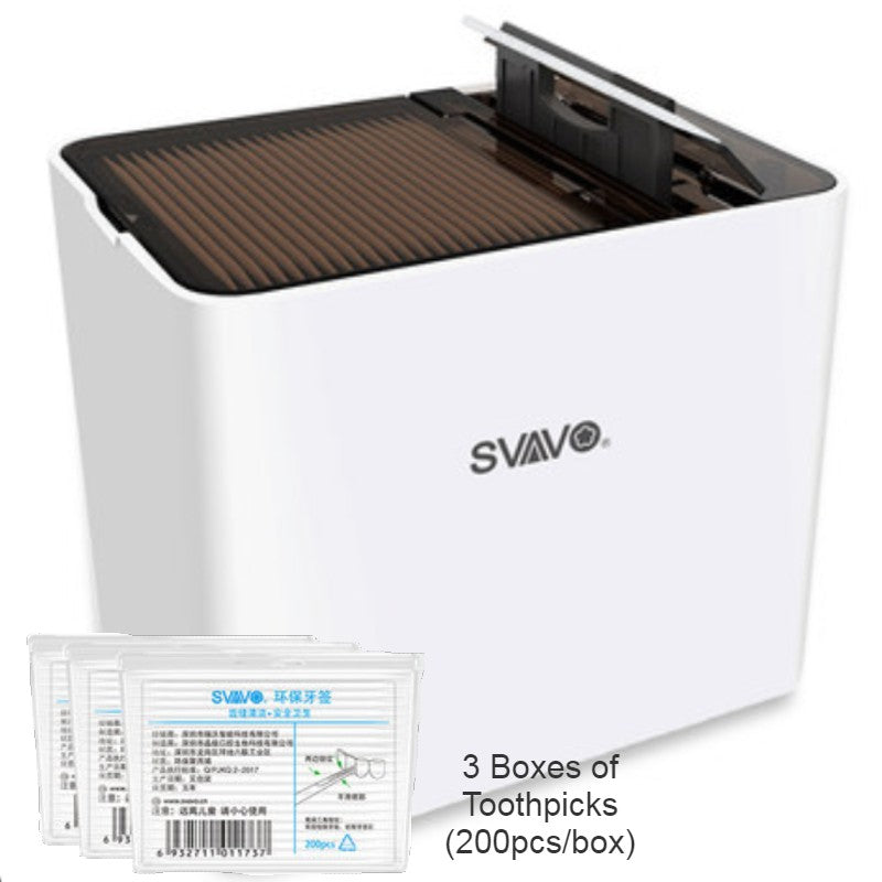 Skorter | Automatic Smart Toothpick Dispenser with UV Disinfection, Reusable Toothpicks & Infrared Sensor, for Home, Restaurant & Office