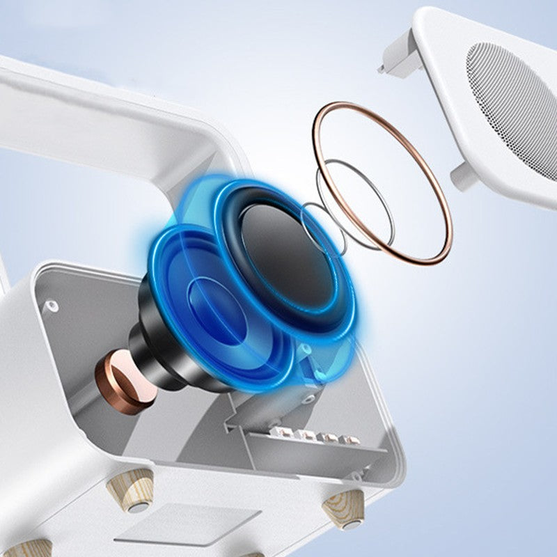 Skorter | 3-in-1 Rechargeable Bluetooth Speaker with Clock & Dimmable Colorful Light