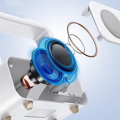 Skorter | 3-in-1 Rechargeable Bluetooth Speaker with Clock & Dimmable Colorful Light