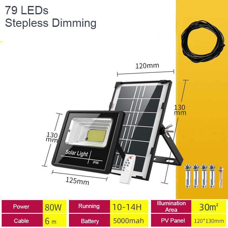 Skorter | Outdoor Solar Light, with Remote Control, 7 Modes & IP66 Waterproof, for Your Garden, Yard, Pathway, Driveway & Home