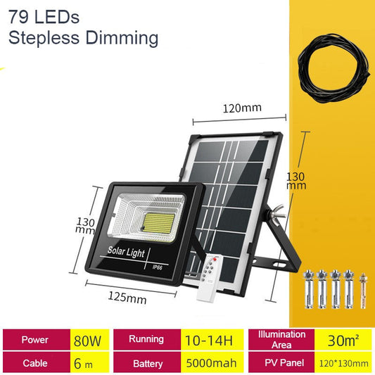 Skorter | Outdoor Solar Light, with Remote Control, 7 Modes & IP66 Waterproof, for Your Garden, Yard, Pathway, Driveway & Home
