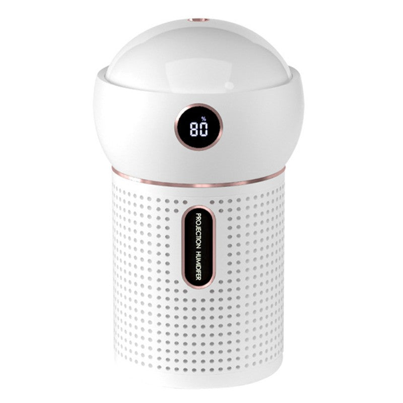 Skorter | 3-in-1 Portable Rechargeable Mini Humidifier, with 360¬∞ Dynamic Projection & Night Light, for Home, Office & Party