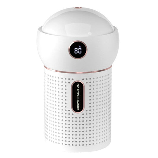 Skorter | 3-in-1 Portable Rechargeable Mini Humidifier, with 360¬∞ Dynamic Projection & Night Light, for Home, Office & Party