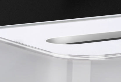 Skorter | Multi-Function Smart Electronic Alarm Clock Tissue Box, with Indoor Thermometer and Sound Control Design, Suitable for Bedroom, Living Room, Kitchen & Office