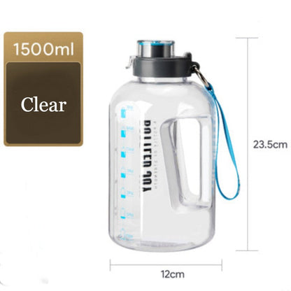 Skorter | 1500ml Large Capacity Water Bottle, with Widemouth, Tritan Material & BPA Free, for Walking, Driving, Exercising & More