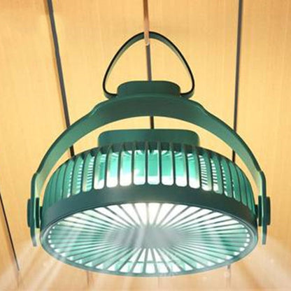 Skorter | 2-in-1 Rechargeable Portable Hanging / Desk Fan, with Night Light, 4 Adjustable Wind Speeds