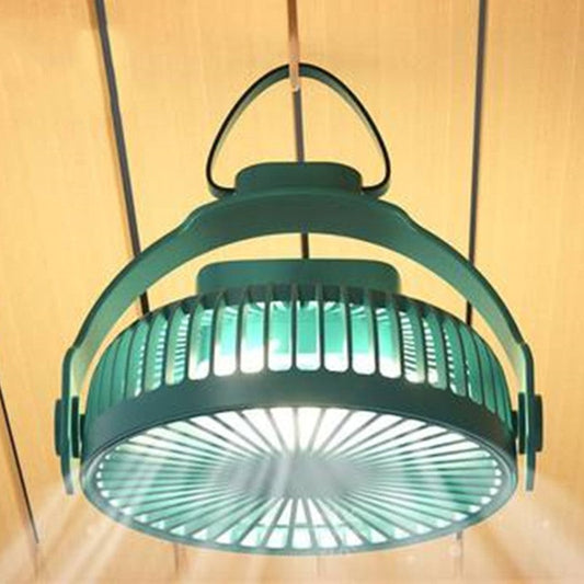 Skorter | 2-in-1 Rechargeable Portable Hanging / Desk Fan, with Night Light, 4 Adjustable Wind Speeds