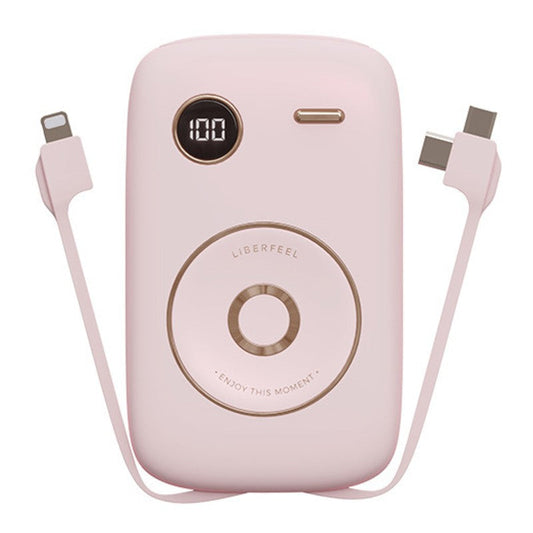 Skorter | 10000mAh Power Bank, with Built-in Cable, LED Battery Display & 6 Outputs, Support Fast Charging