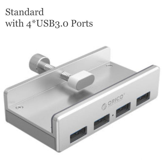 Skorter | Creative Back Clip Snap-on USB3.0 Hub, with 4 USB Ports & Easy- to-fix Design, for Ultimate Convenience in Home & Office