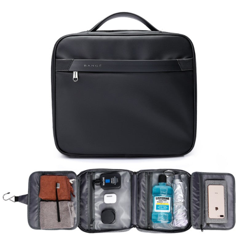 Skorter | Compact Portable Travel Toiletry Bag, with Hanging Hook, Water-resistant Zipper Pockets, for Travel, Roadtrip, Gym