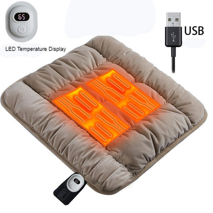 Skorter | Car Heated Seat Cushion, with 3 Adjustable Temperature, for Home, Office & Car