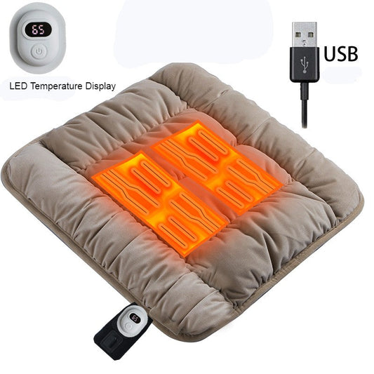 Skorter | Car Heated Seat Cushion, with 3 Adjustable Temperature, for Home, Office & Car