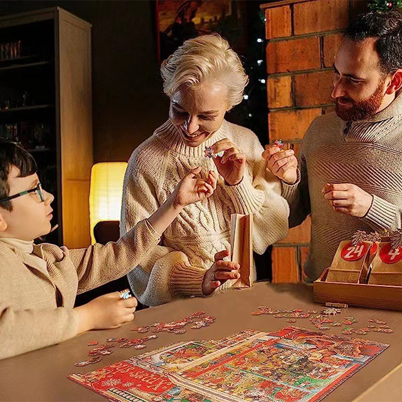 skorter | Advent Calendar Christmas Puzzle Blind Box 24 Pieces 1000 Pieces