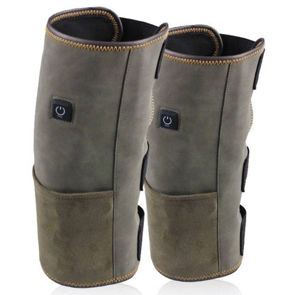 Skorter | Electric Adjustable Heat and Vibration Knee Massager Heating Pad, with Power Bank, for Elbow or Knees