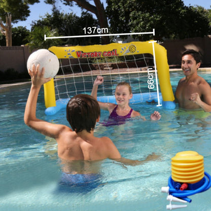 Skorter | Inflatable Pool Float Set, Including Balls, Gate or Net and Pump, for Summer Party & Fun Water Games, for Kids and Adults