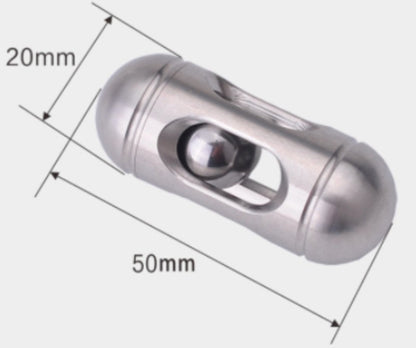 Skorter | Anti Stress Mini Cylindrical Fidget Toy, with Pocket Size & Stainless Steel Material, for Everyday Carrying