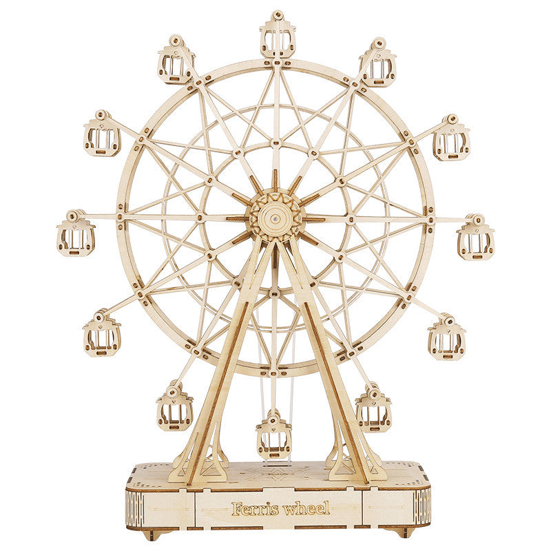 Skorter | 3D DIY Music Wooden Puzzle Sky Wheel, for Adults and Teens