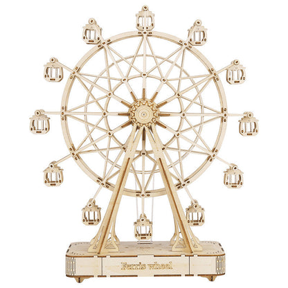 Skorter | 3D DIY Music Wooden Puzzle Sky Wheel, for Adults and Teens