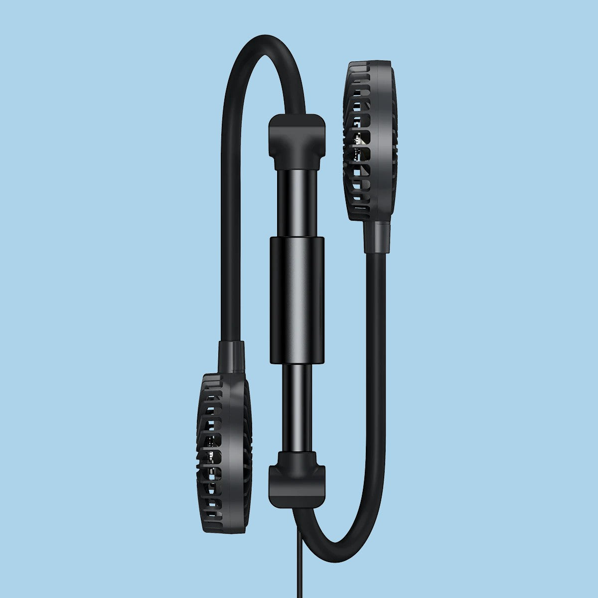 Skorter | Car Headrest Cooling Fan, with 2-Speed, 360¬∞ Rotatable Design & 1.5m USB Cable, for Front & Back Seats