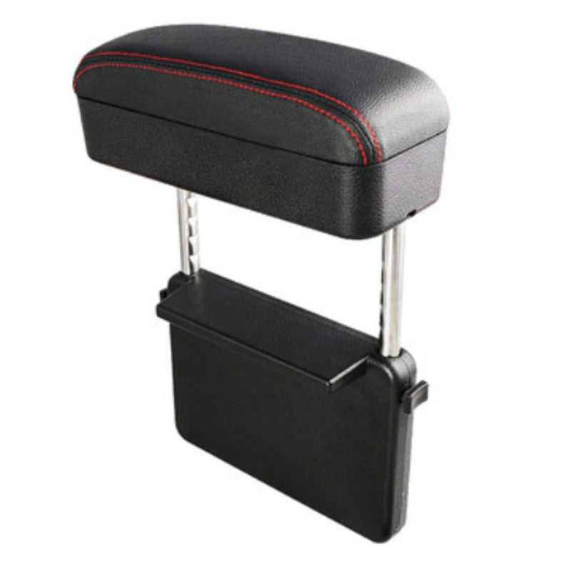 Skorter | 3-in-1 Universal Adjustable Car Armrest Storage Box, with Arm Support, Wireless Charging & Item Storage, for Long Distance Drive (1PC)