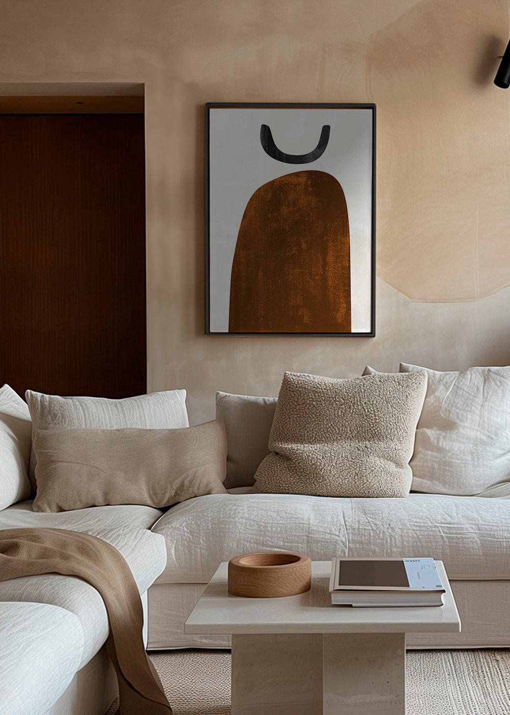 Skorter | Canvas Abstract N 31 - Rust