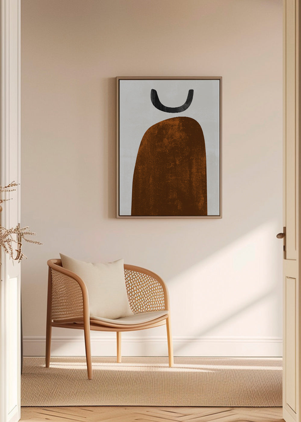 Skorter | Canvas Abstract N 31 - Rust