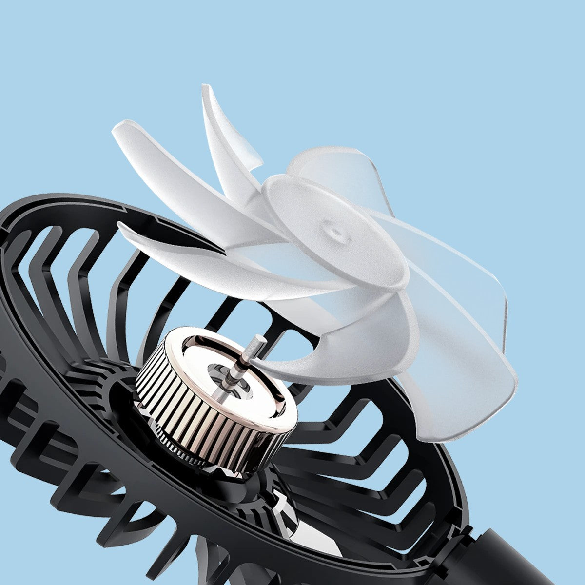 Skorter | Car Headrest Cooling Fan, with 2-Speed, 360¬∞ Rotatable Design & 1.5m USB Cable, for Front & Back Seats