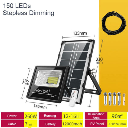 Skorter | Outdoor Solar Light, with Remote Control, 7 Modes & IP66 Waterproof, for Your Garden, Yard, Pathway, Driveway & Home