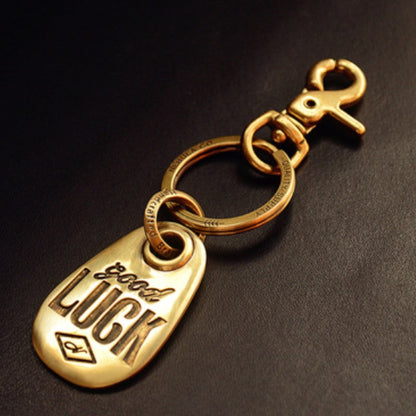 Skorter | Customized Good Luck Birthday Keychain, with Embedded Date of Birth, Best Gift for Friend, Brother, Sister, Christmas, Valentine, Graduation & More